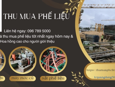 Thu Mua Phế Liệu Giá Cao Tận Nơi – Cập Nhật Bảng Giá Hôm Nay