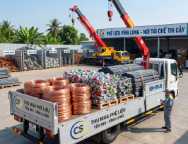 Thu Mua Phế Liệu Vĩnh Long Giá Cao - Thu Mua Tận Nơi, Cân Đo Uy Tín