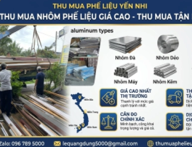 Thu Mua Nhôm Phế Liệu Giá Cao Tại Miền Bắc – Thu Gom Tận Nơi 24/7