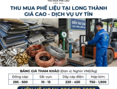 Thu Mua Phế Liệu Tại Long Thành Giá Cao - Tận Nơi, Cân Đo Uy Tín