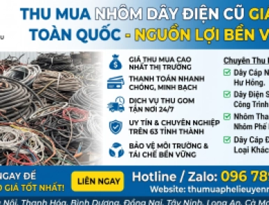 Thu Mua Dây Cáp Nhôm Phế Liệu Giá Cao Tận Nơi Miền Bắc