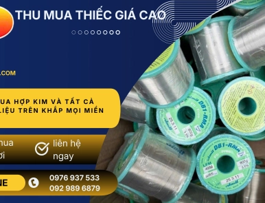 Thu Mua Thiếc Cuộn Phế Liệu Giá Cao Toàn Quốc - Thu Gom Tận Nơi 24/7