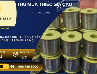Thu Mua Phế Liệu Thiếc Giá Cao Toàn Quốc – Định Giá Ngay, Thanh Toán Tiền Mặt
