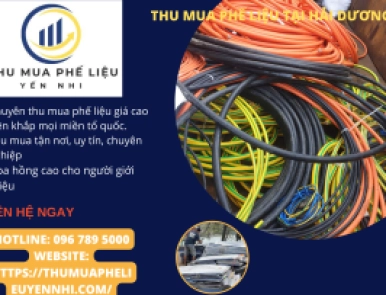 Thu Mua Phế Liệu Tại Hải Dương Giá Cao - Tận Nơi 24/7