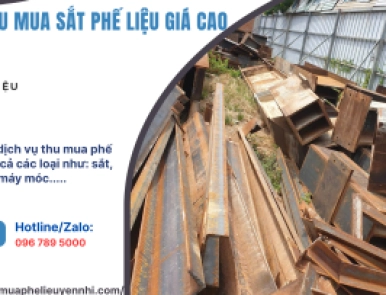 Thu Mua Sắt Phế Liệu Giá Cao Tại Hà Nội – Thu Gom Tận Nơi, Thanh Toán Nhanh