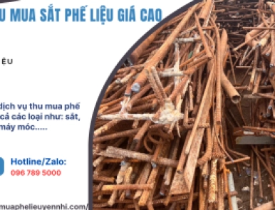 Thu Mua Phế Liệu Sắt Giá Cao Tại Hà Nội - Uy Tín, Nhanh Chóng 24/7
