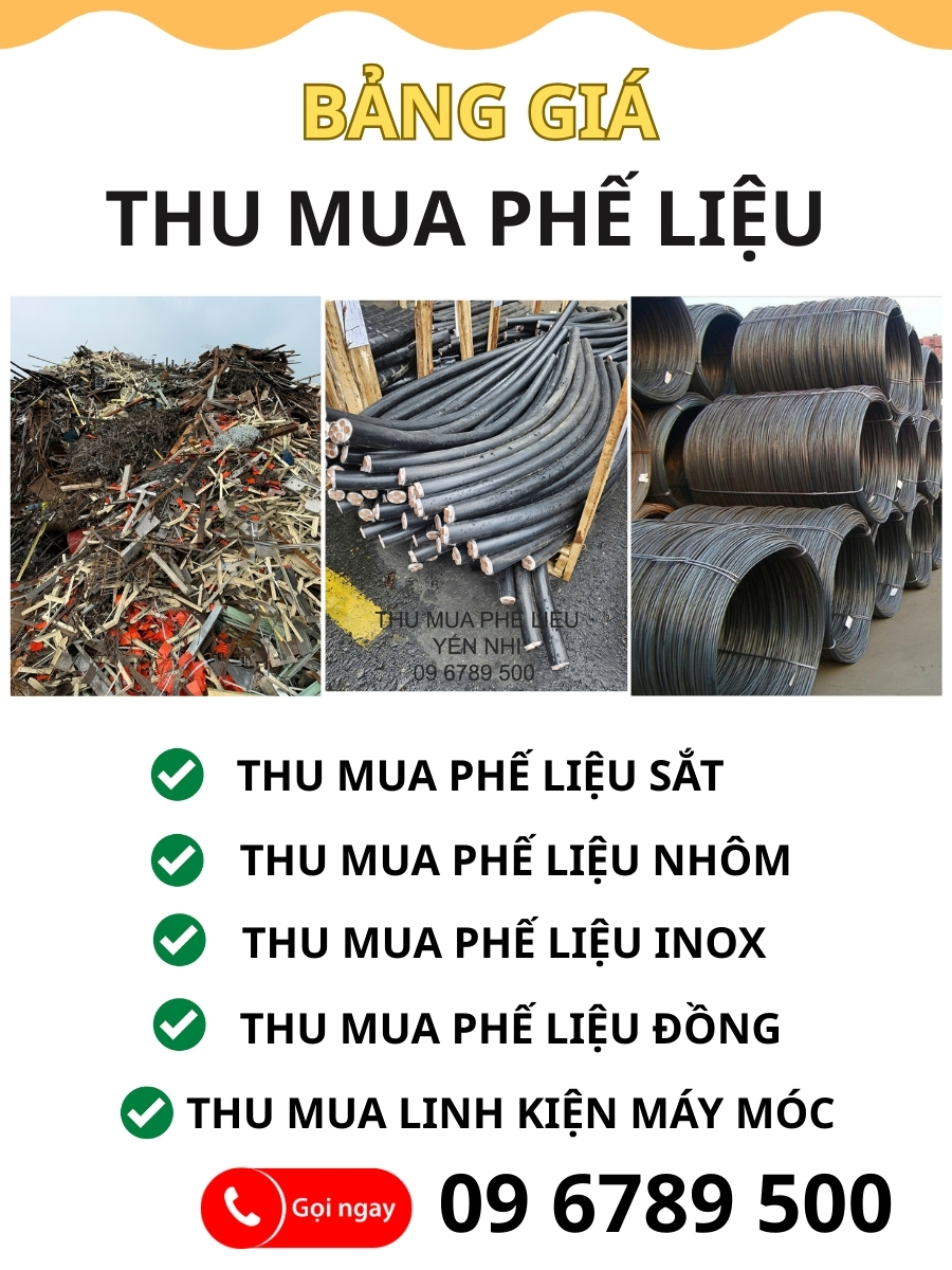 bảng giá thu mua phế liệu