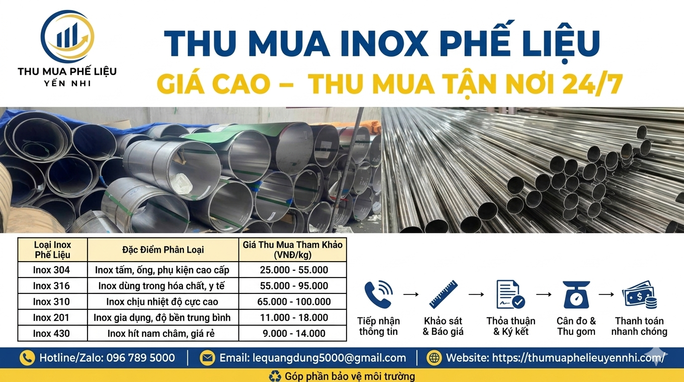 thu mua inox phế liệu