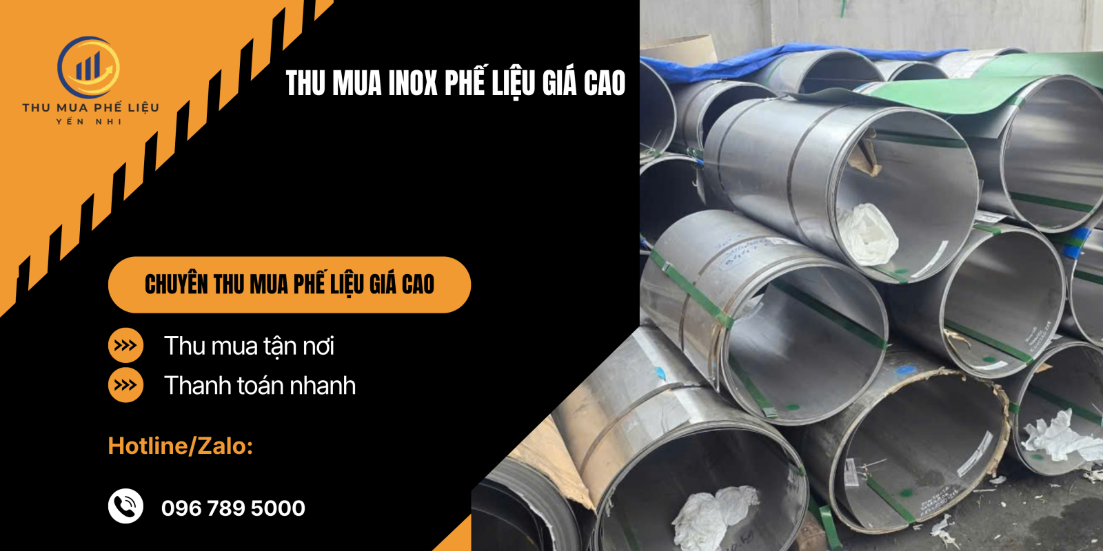 mua inox phế liệu giá cao