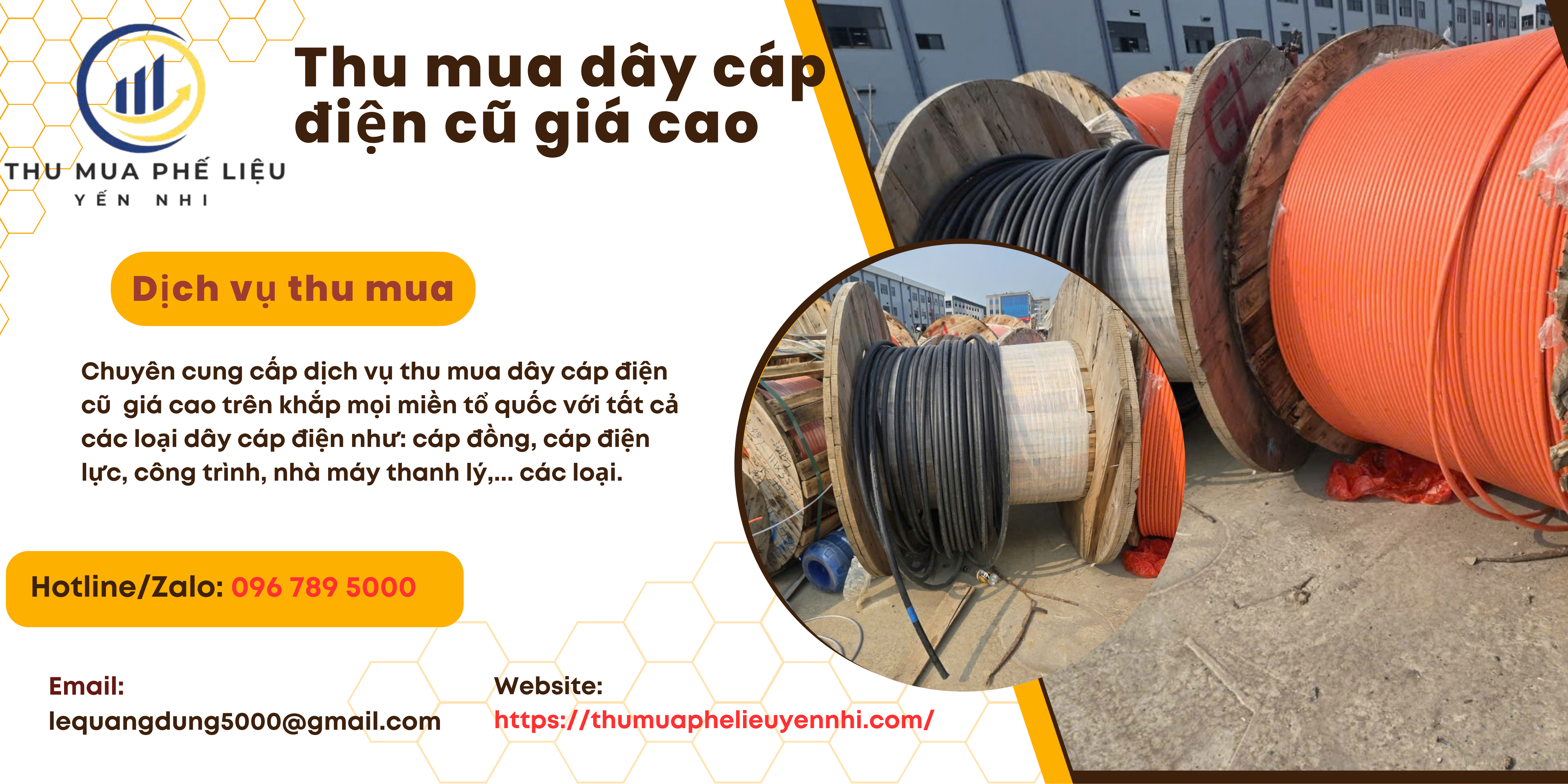 Thu mua dây cáp điện giá cao