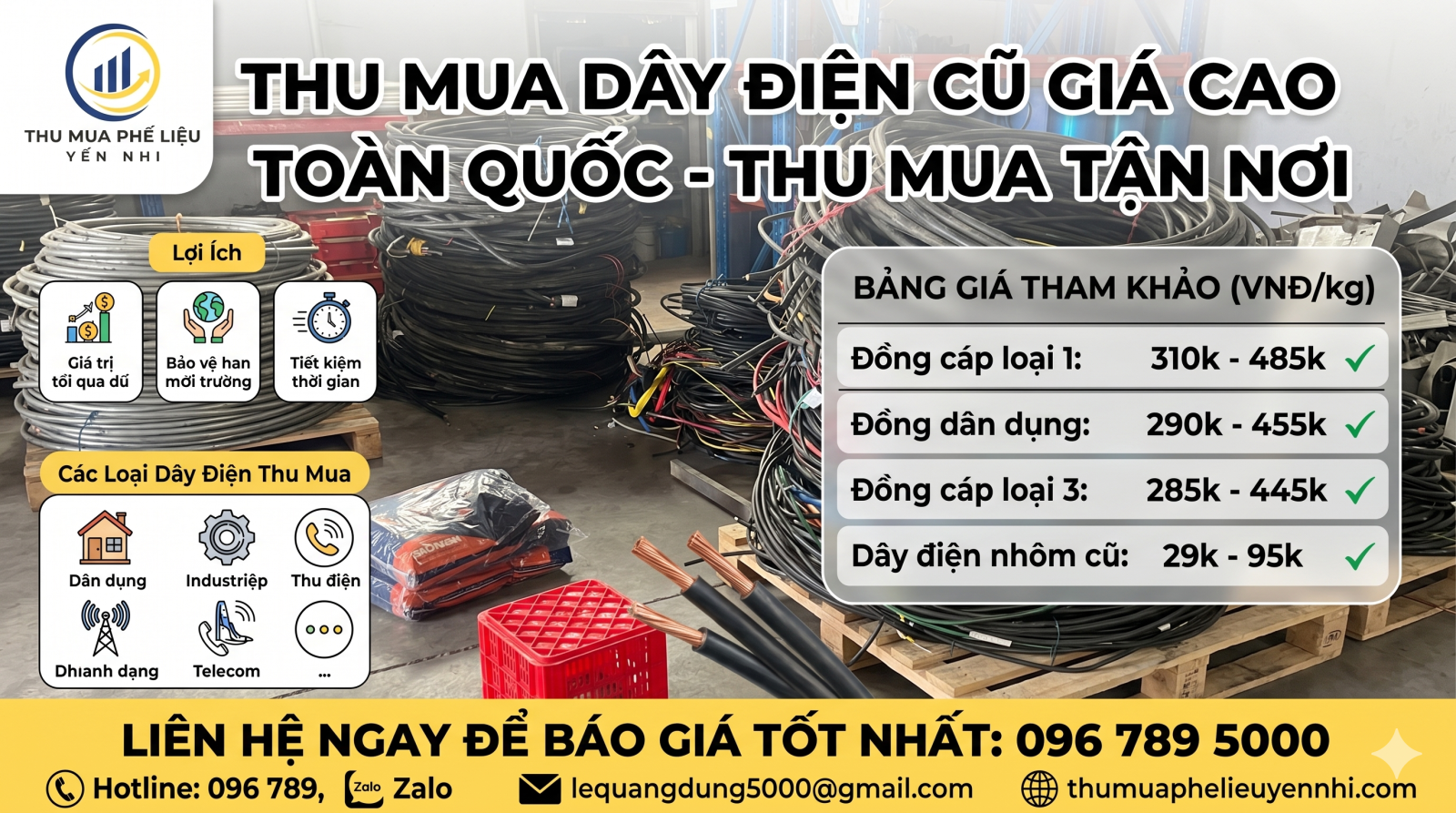 Thu mua dây điện cũ