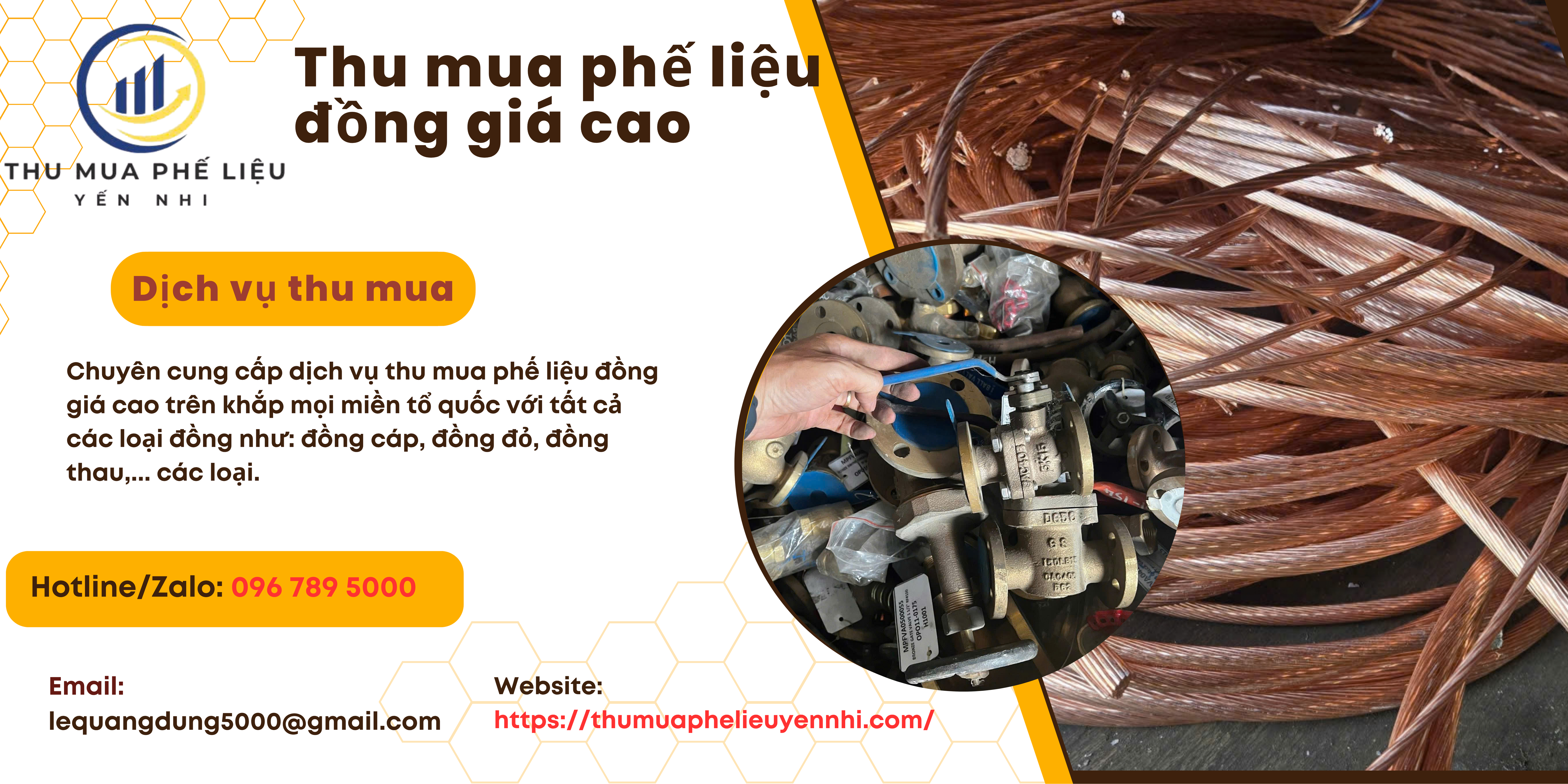 thu mua đồng thau phế liệu số lượng lớn