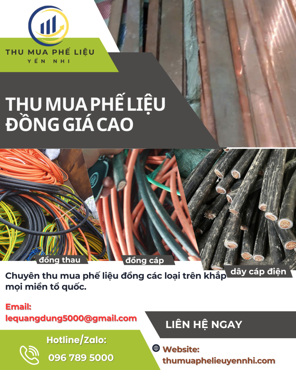 Thu mua đổng đỏ phế liệu