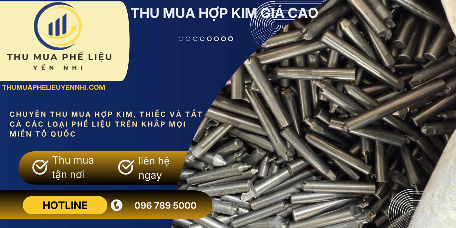 Thu mua hợp kim cũ giá cao, thu mua tận nơi