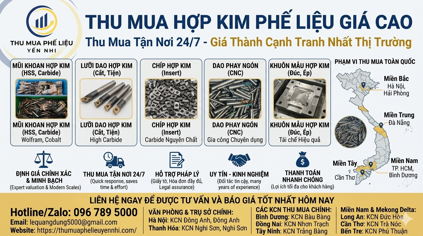 Thu mua hợp kim phế liệu
