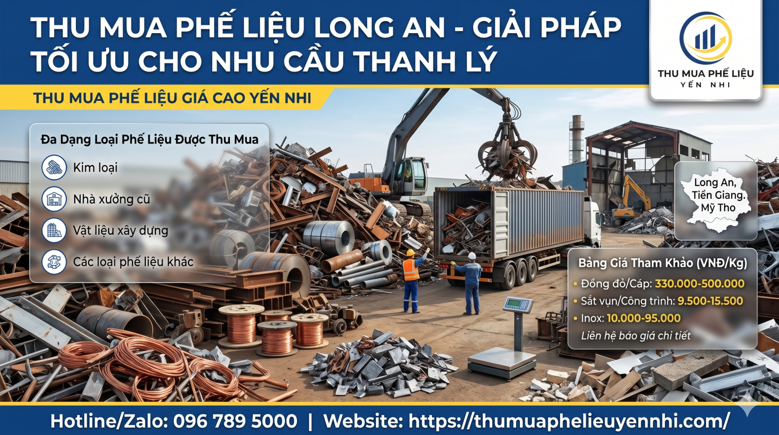 Thu Mua Phế Liệu Long An - Thu Mua Tận Nơi, Uy Tín, Chuyên Nghiệp