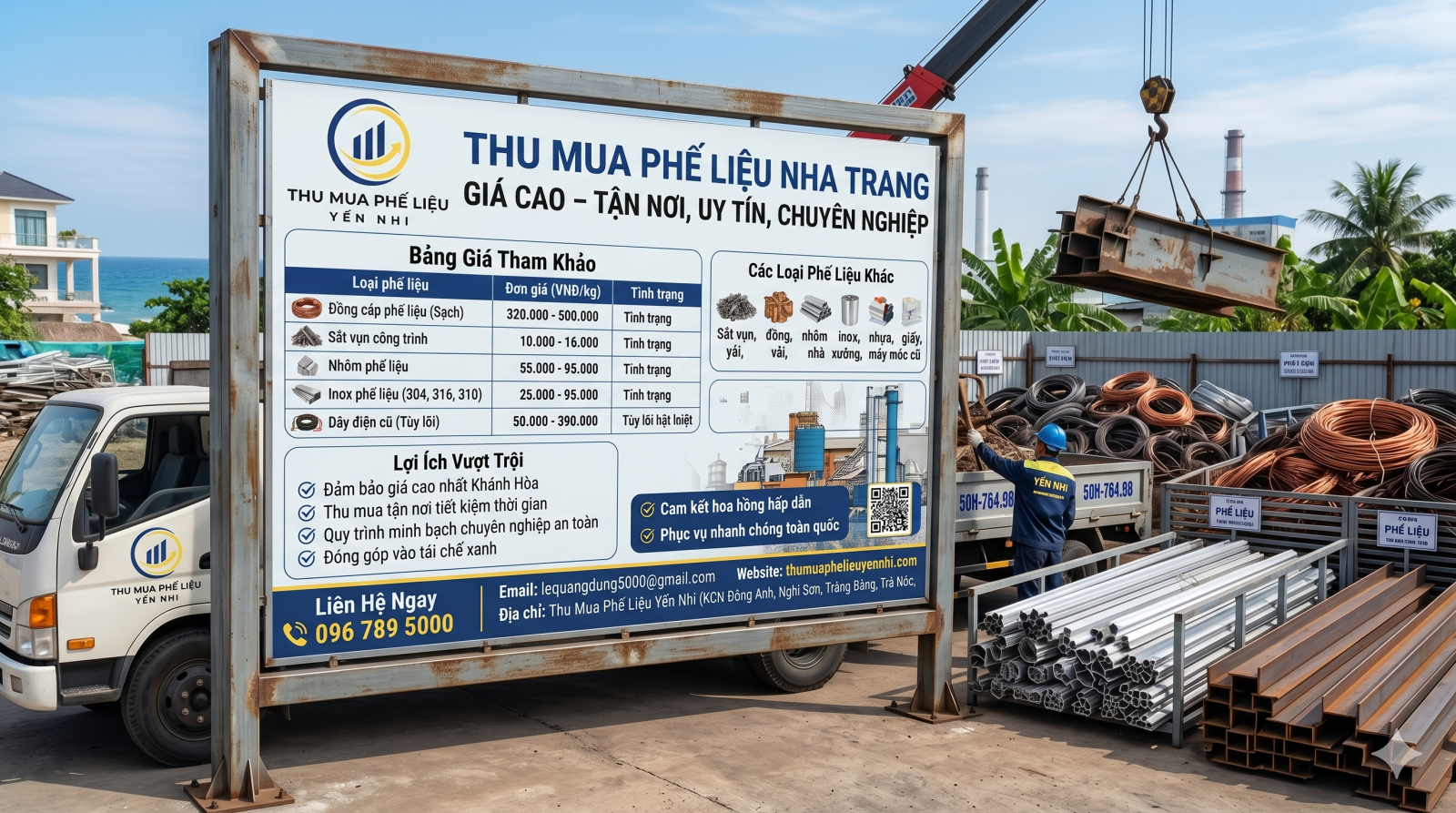 Thu Mua Phế Liệu Nha Trang Giá Cao – Tận Nơi, Hoa Hồng Hấp Dẫn
