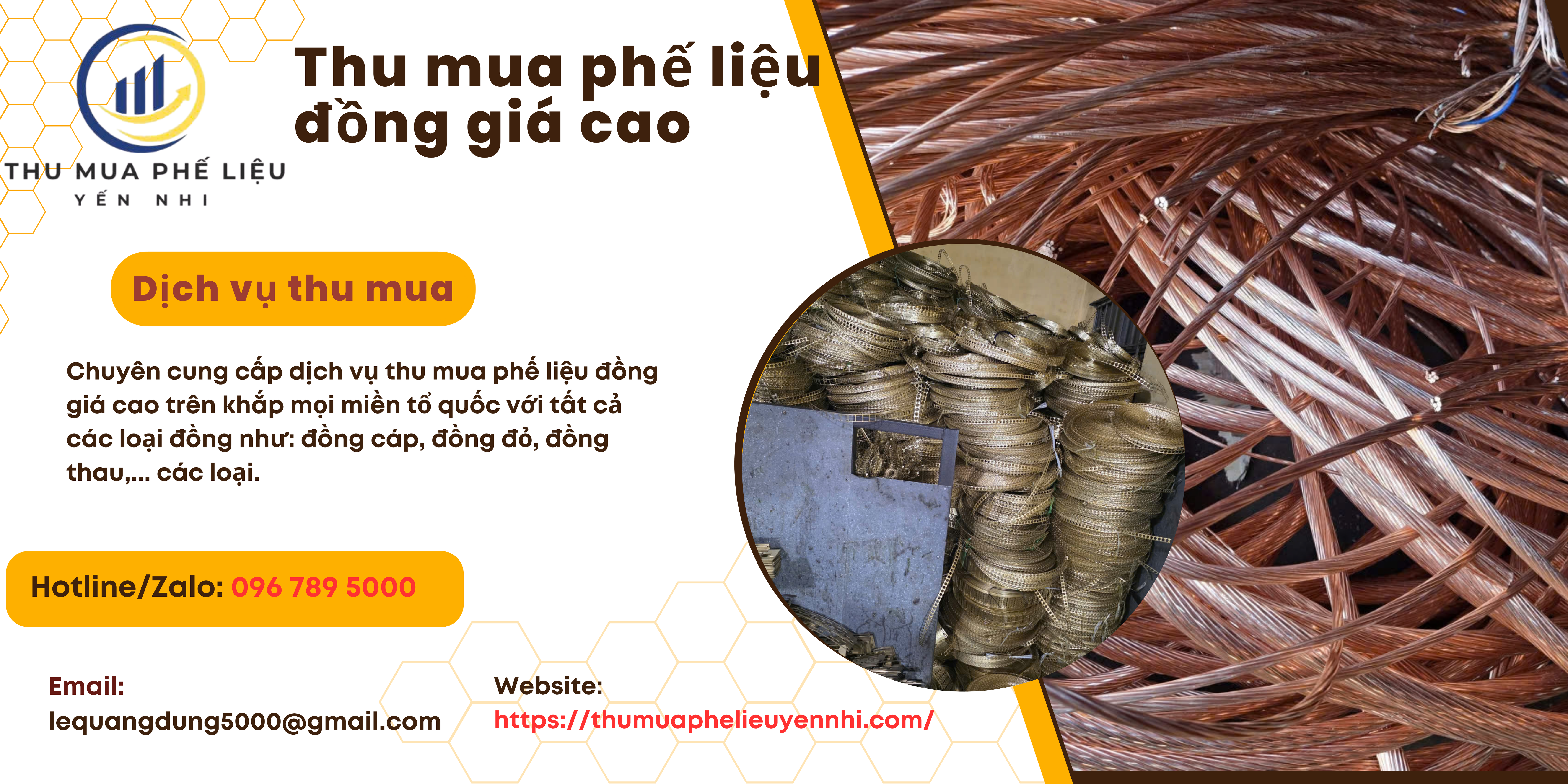 Thu mua phế liệu đồng giá cao tận nơi