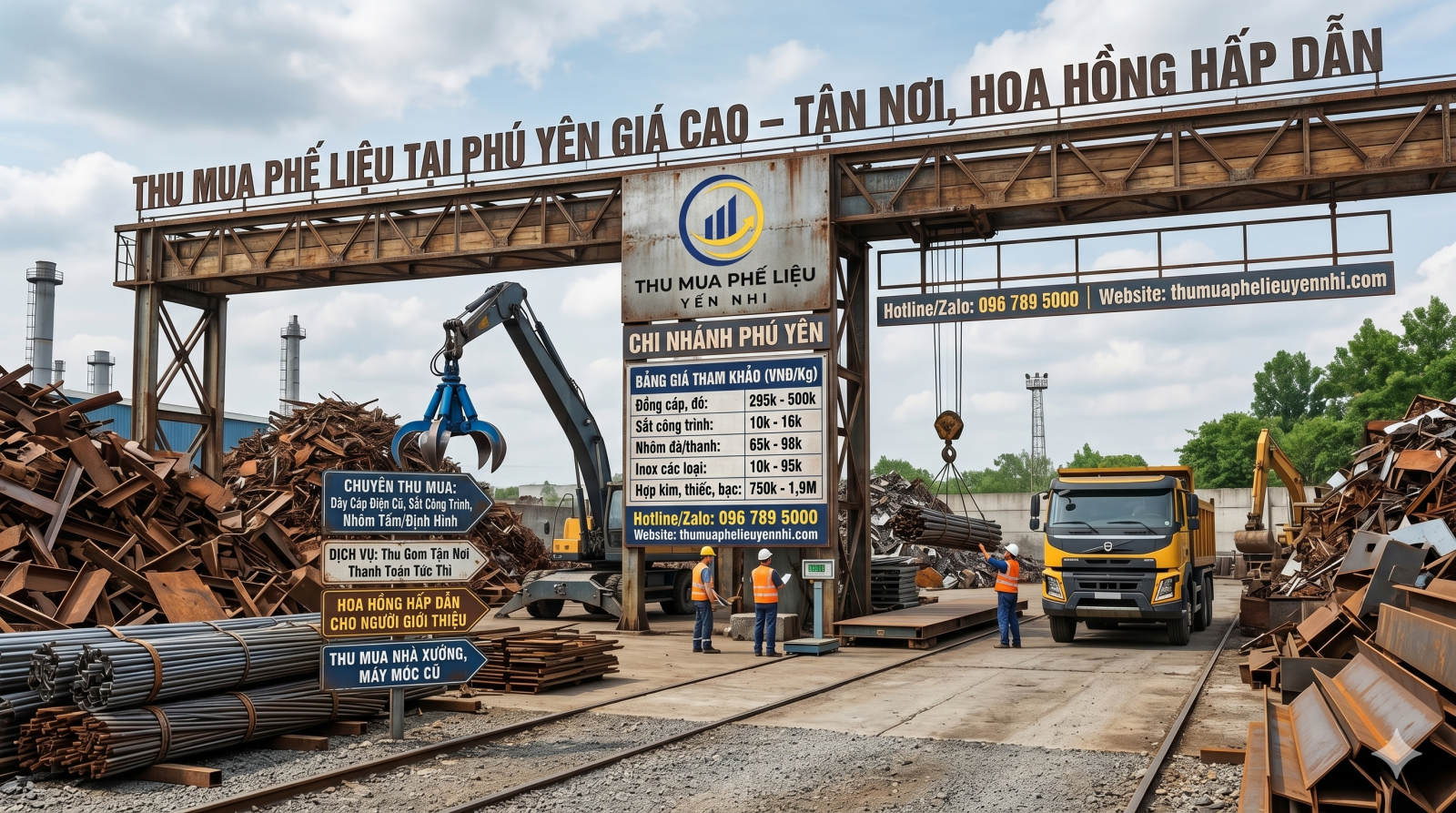 Thu mua phế liệu tại Phú Yên