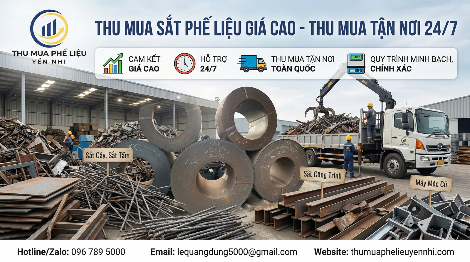 Thu mua sắt phế liệu giá cao