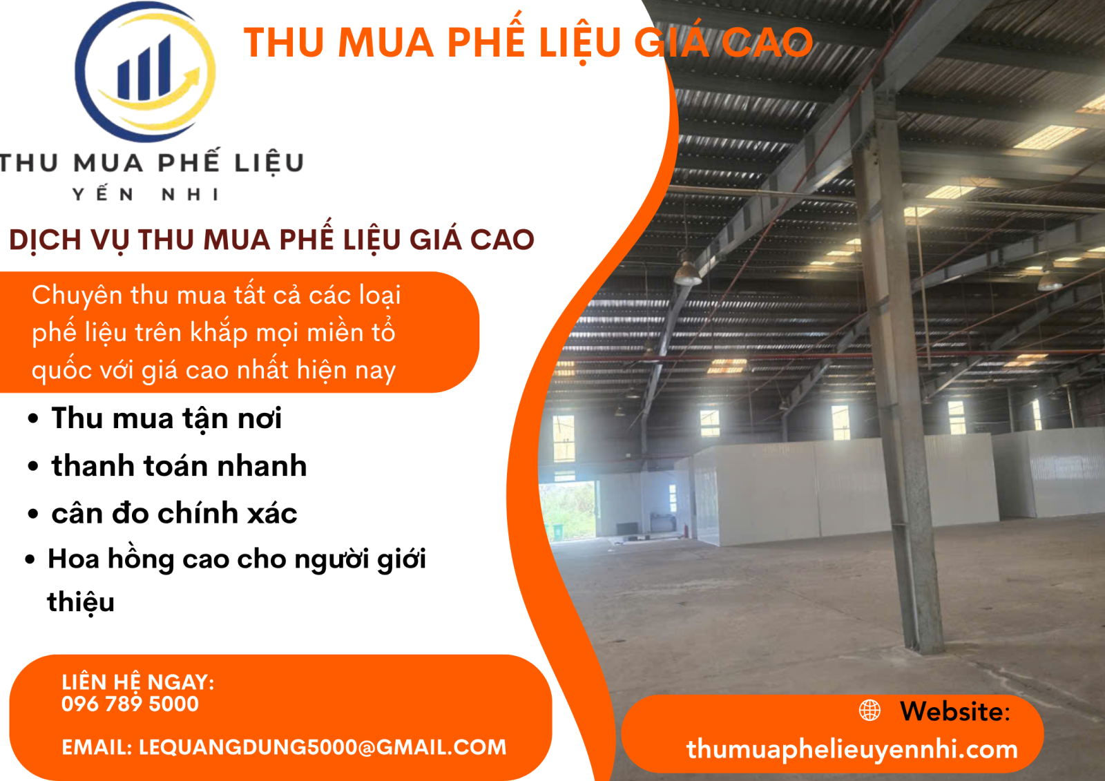 Thu mua xác nhà xưởng giá cao