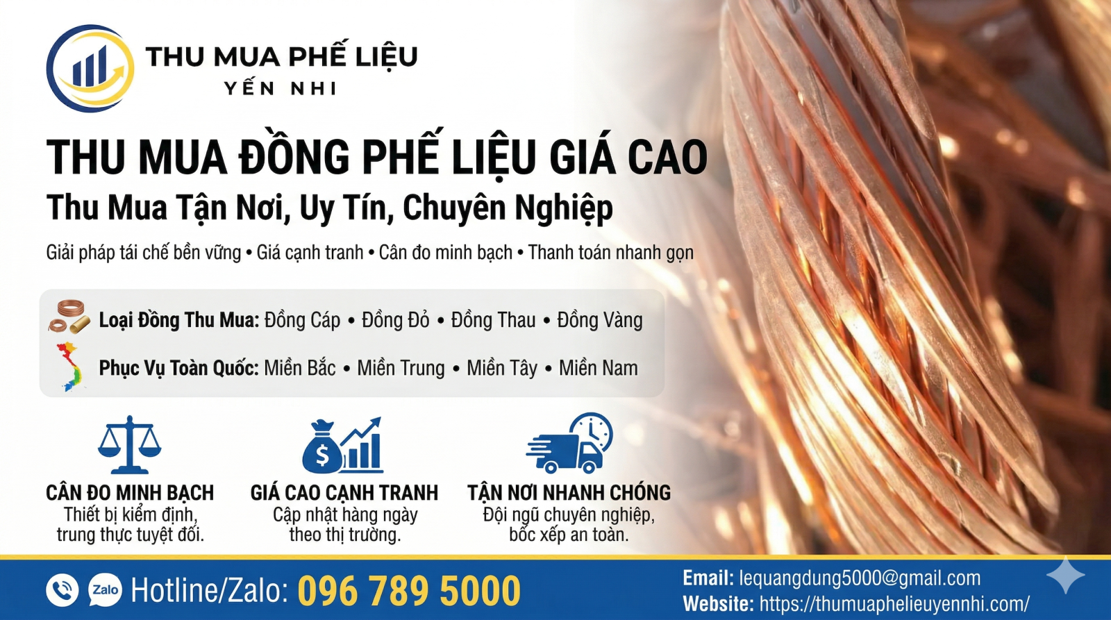 Thu Mua Đồng Phế Liệu Giá Cao Tại Hà Nội - Thu Mua Tận Nơi, Uy Tín