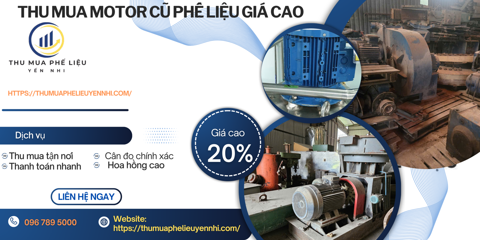 Thu mua mô tơ cũ thanh lý số lượng lớn giá cao