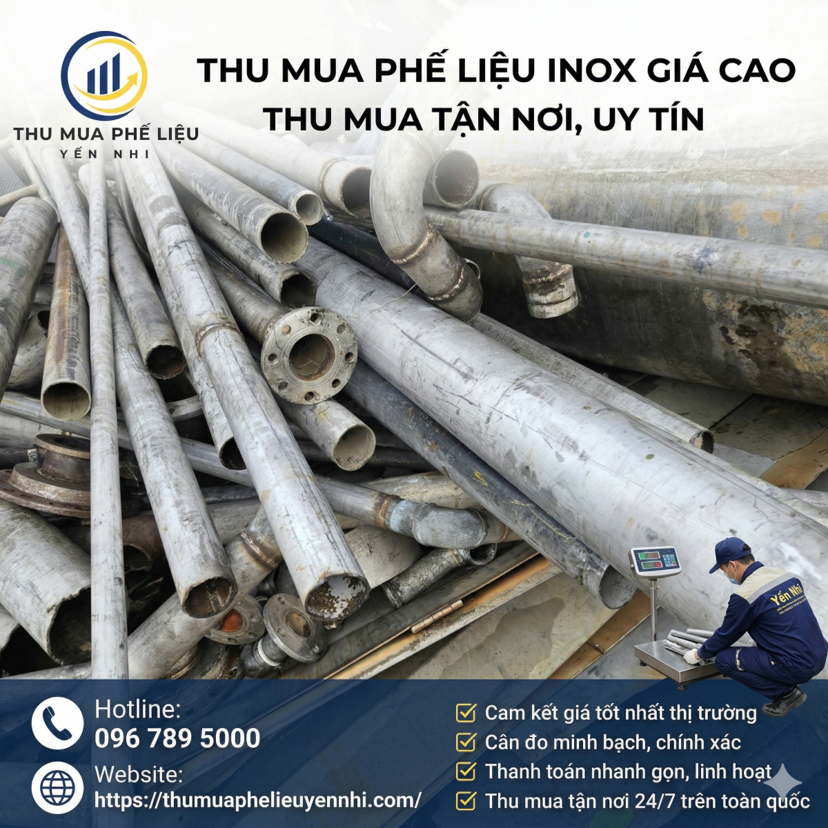 Thu Mua Inox Phế Liệu Giá Cao Tại Hà Nội & Miền Bắc