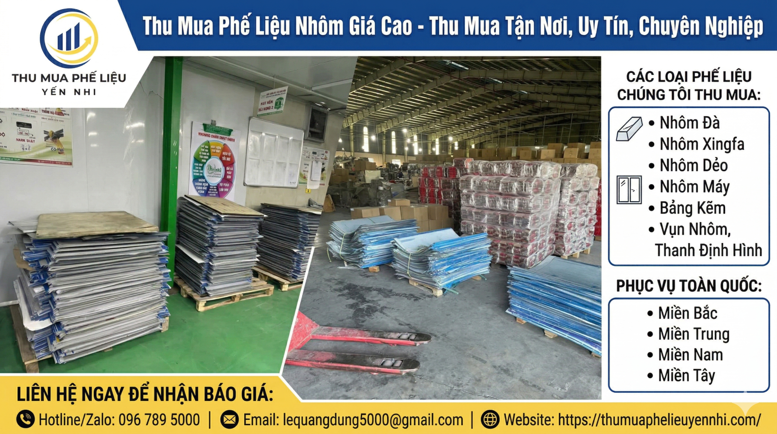 Thu mua bảng kẽm phế liệu giá cao