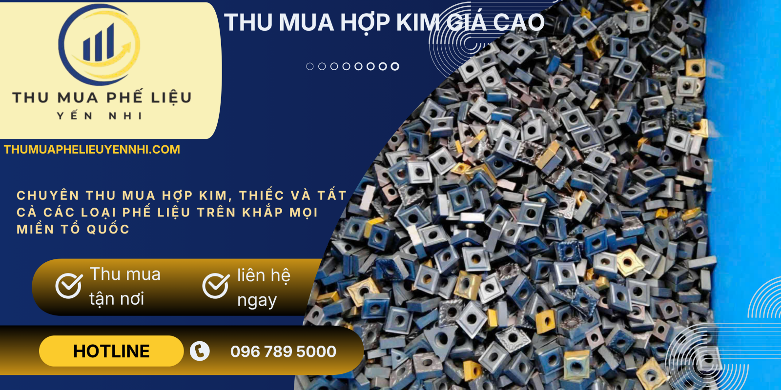 Thu mua lưỡi dao hợp kim cũ giá cao