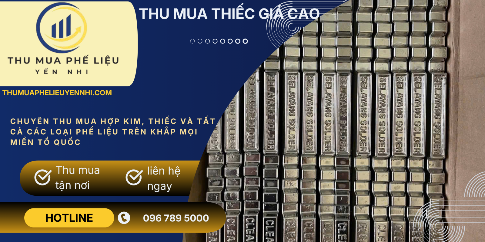 Thu mua thiếc phế liệu giá cao tại Hà Nội